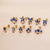 1 Piece Fashion Flower Plating Inlay Copper Zircon Ear Studs