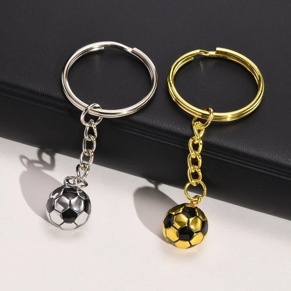 1 Piece Fashion Football Titanium Steel Unisex Keychain