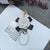 1 Piece Fashion Heart Shape Flower Pu Leather Imitation Pearl Women's Bag Pendant Keychain