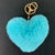 1 Piece Fashion Heart Shape Metal Unisex Bag Pendant Keychain