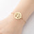 1 Piece Fashion Leaf Star Stainless Steel Plating Bracelets