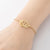 1 Piece Fashion Leaf Star Stainless Steel Plating Bracelets