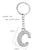 1 Piece Fashion Letter Alloy Inlay Rhinestones Unisex Bag Pendant Keychain