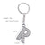 1 Piece Fashion Letter Alloy Inlay Rhinestones Unisex Bag Pendant Keychain