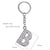 1 Piece Fashion Letter Alloy Inlay Rhinestones Unisex Bag Pendant Keychain