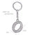 1 Piece Fashion Letter Alloy Inlay Rhinestones Unisex Bag Pendant Keychain