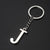 1 Piece Fashion Letter Alloy Unisex Keychain