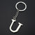 1 Piece Fashion Letter Alloy Unisex Keychain