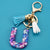 1 Piece Fashion Letter Arylic Unisex Bag Pendant Keychain