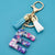 1 Piece Fashion Letter Arylic Unisex Bag Pendant Keychain