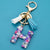 1 Piece Fashion Letter Arylic Unisex Bag Pendant Keychain