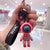 1 Piece Fashion Letter Astronaut Silica Gel Unisex Bag Pendant Keychain