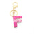 1 Piece Fashion Letter Resin Metal Sequins Women's Keychain