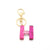 1 Piece Fashion Letter Resin Metal Sequins Women's Keychain