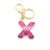 1 Piece Fashion Letter Resin Metal Sequins Women's Keychain