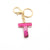 1 Piece Fashion Letter Resin Metal Sequins Women's Keychain