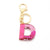 1 Piece Fashion Letter Resin Metal Sequins Women's Keychain