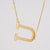 1 Piece Fashion Letter Stainless Steel Plating Necklace