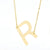 1 Piece Fashion Letter Stainless Steel Plating Necklace