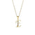 1 Piece Fashion Letter Stainless Steel Titanium Steel Plating Inlay Zircon Pendant Necklace