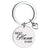 1 Piece Fashion Letter Stainless Steel Unisex Bag Pendant Keychain