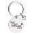 1 Piece Fashion Letter Stainless Steel Unisex Bag Pendant Keychain