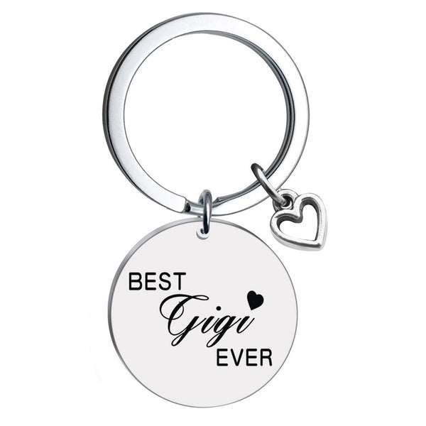 1 Piece Fashion Letter Stainless Steel Unisex Bag Pendant Keychain