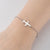 1 Piece Fashion Palm Heart Shape Titanium Steel Bracelets