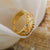 1 Piece Fashion Round Copper Plating Inlay Pearl Zircon Open Ring