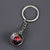 1 Piece Fashion Round Earth Galaxy Artificial Crystal Alloy Unisex Bag Pendant Keychain