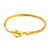 1 Piece Fashion Round Heart Shape Copper Plating Bracelets