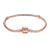 1 Piece Fashion Round Heart Shape Copper Plating Bracelets