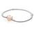 1 Piece Fashion Round Heart Shape Copper Plating Bracelets