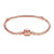 1 Piece Fashion Round Heart Shape Copper Plating Bracelets