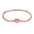 1 Piece Fashion Round Heart Shape Copper Plating Bracelets