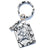 1 Piece Fashion Snakeskin Pu Leather Dyeing Unisex Keychain