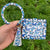 1 Piece Fashion Snakeskin Pu Leather Dyeing Unisex Keychain