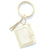 1 Piece Fashion Snakeskin Pu Leather Dyeing Unisex Keychain