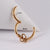 1 Piece Fashion Solid Color Plating Inlay Stainless Steel Zircon Nose Ring