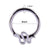 1 Piece Fashion Solid Color Plating Inlay Stainless Steel Zircon Nose Ring