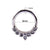 1 Piece Fashion Solid Color Plating Inlay Stainless Steel Zircon Nose Ring