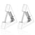 1 Piece Fashion Square Star Heart Shape Titanium Steel Earrings