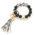 1 Piece Fashion Tassel Pu Leather Beaded Women's Keychain