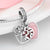 1 Piece 925 Sterling Silver Tree Heart Shape Pendants