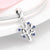 1 Piece Fashion Tree Heart Shape Sterling Silver Inlaid Zircon Pendants