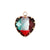 1 Piece Glass Heart Shape Pendant