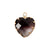 1 Piece Glass Heart Shape Pendant