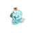 1 Piece Glass Skull Pendant