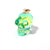 1 Piece Glass Skull Pendant