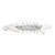 1 Piece Ig Style Simple Style Fish Bone Alloy Plating Jewelry Accessories